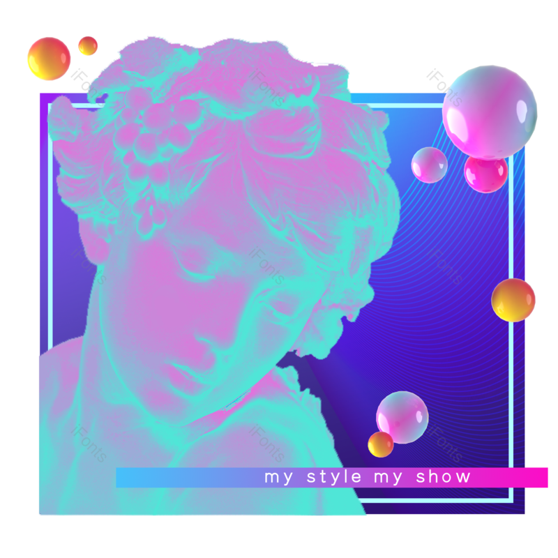 人像图片,渐变元素,电商装饰PNG,免抠素材